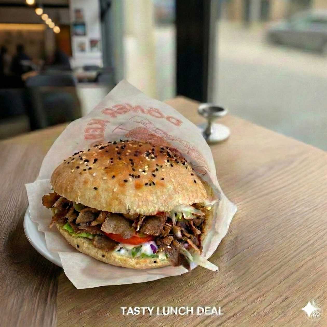 Teľací kebab v žemli