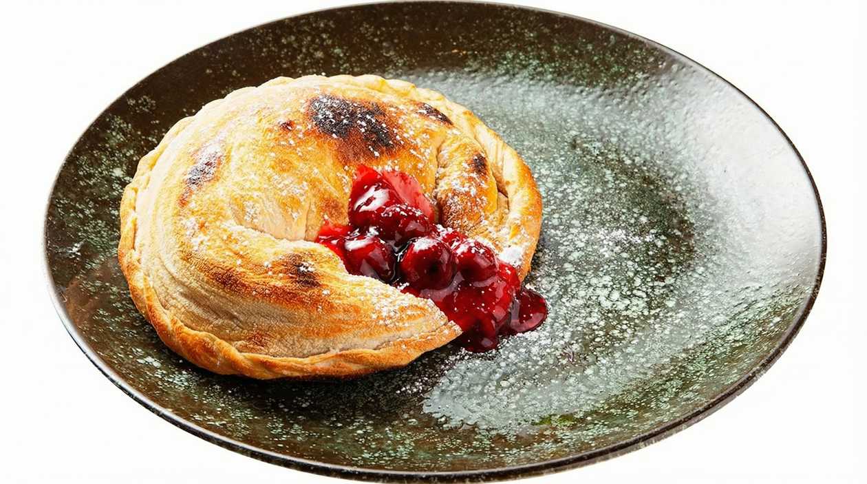 Baked Dessert with Peaches