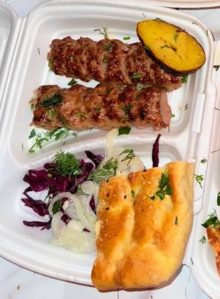 Veal lula-kebab