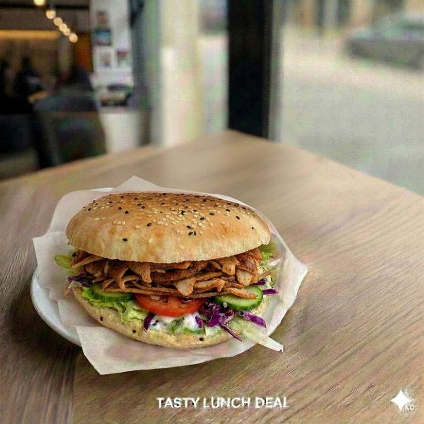 Mix kebab v žemli xl