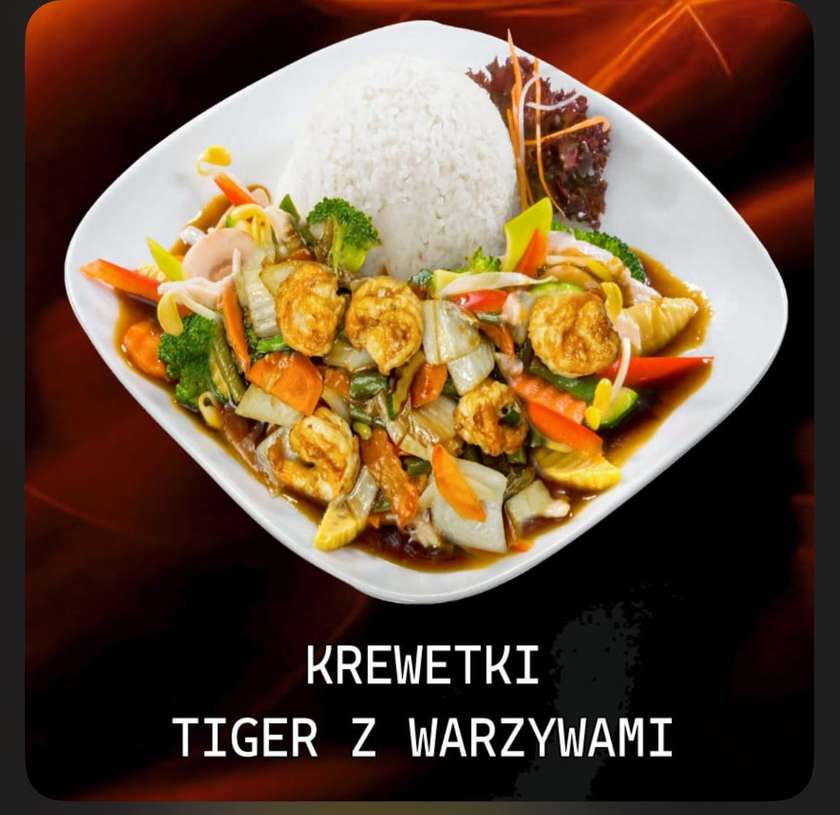Tiger Shrimps with Vegetables