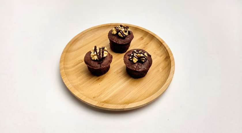 Mini Brownie with Walnut (1 piece)