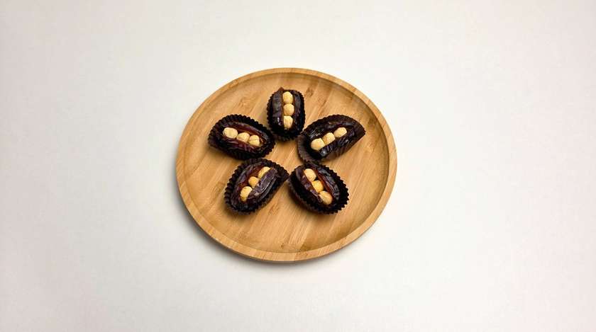 Date Assortment, Hazelnut 5 pieces