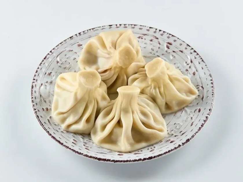 Khinkali with Meat and Herbs