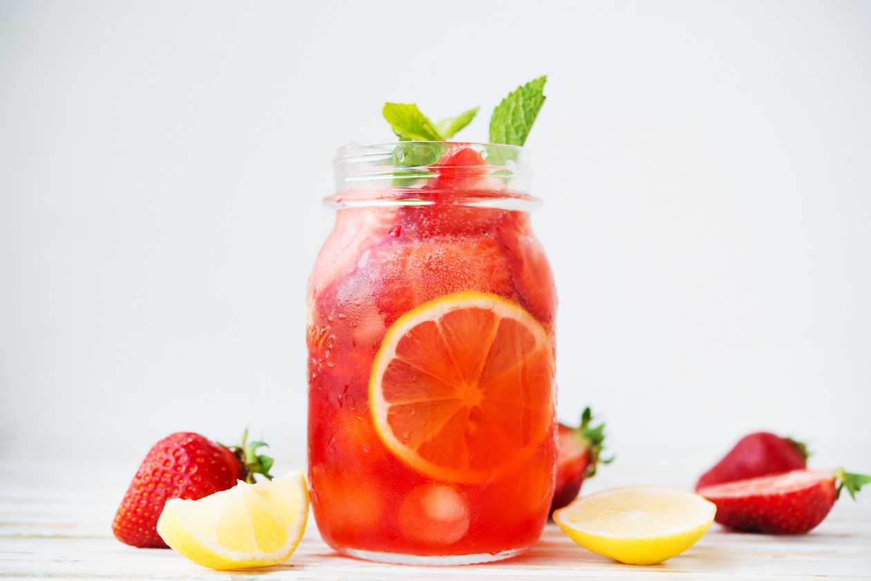 Limonada de Morango ou Maracujá