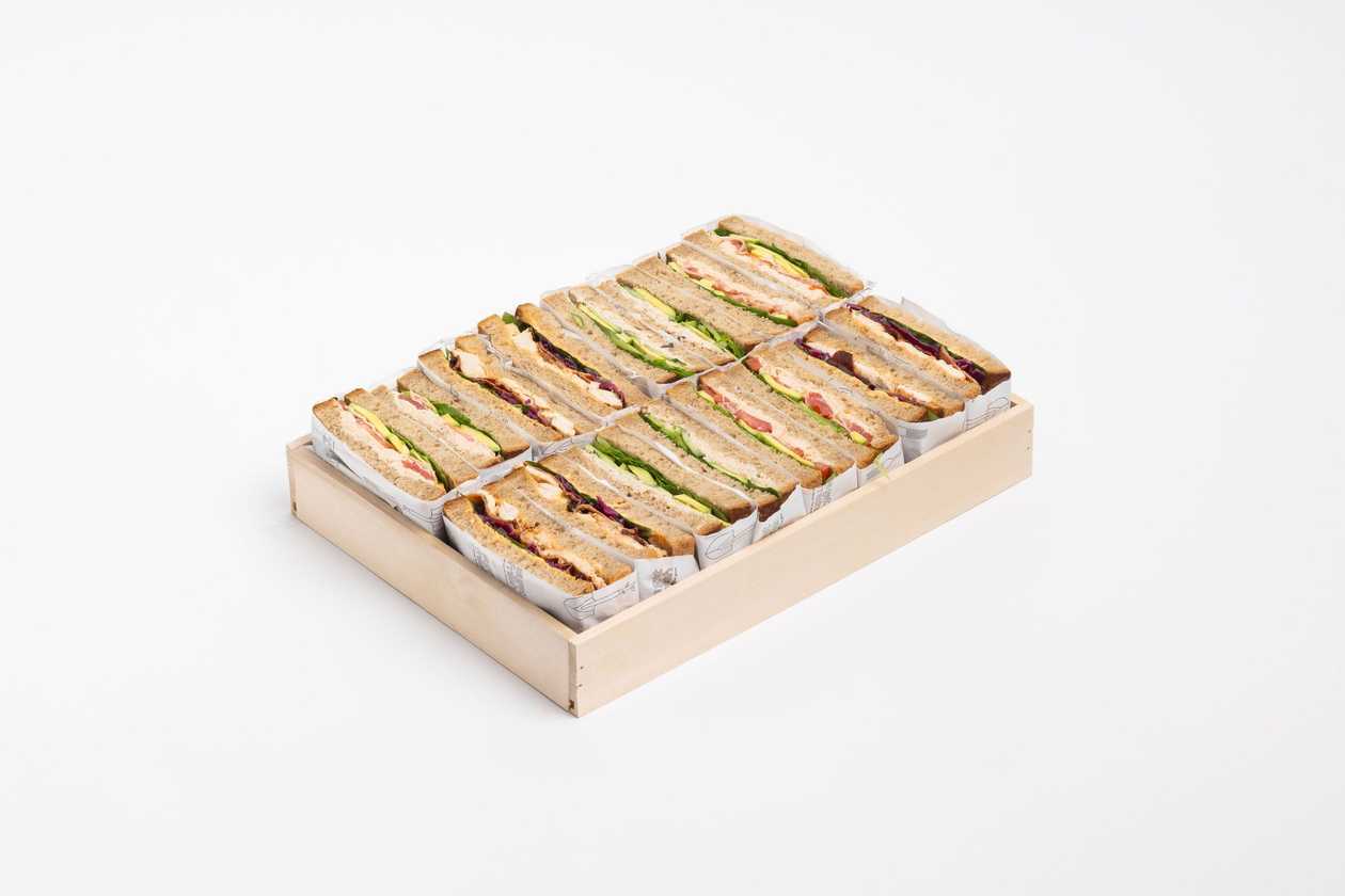 Куриный сэндвич, нарезанный, обычный