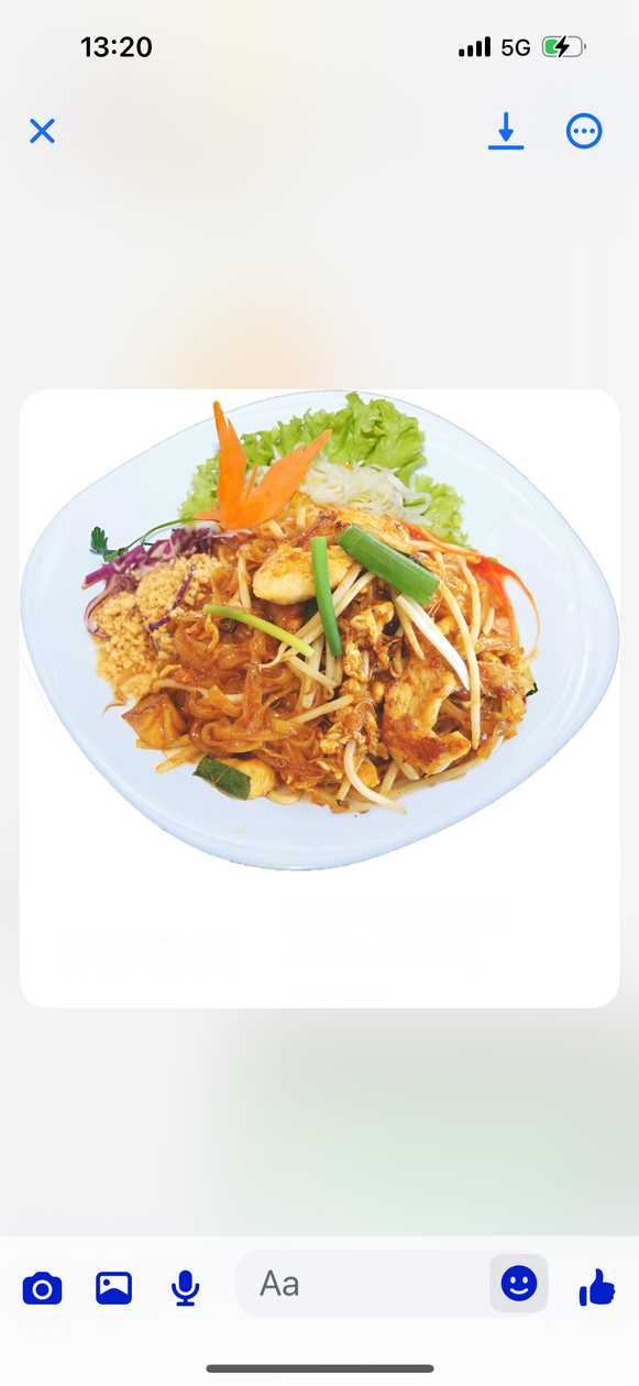 Pad Thai with Vegetables and Tofu