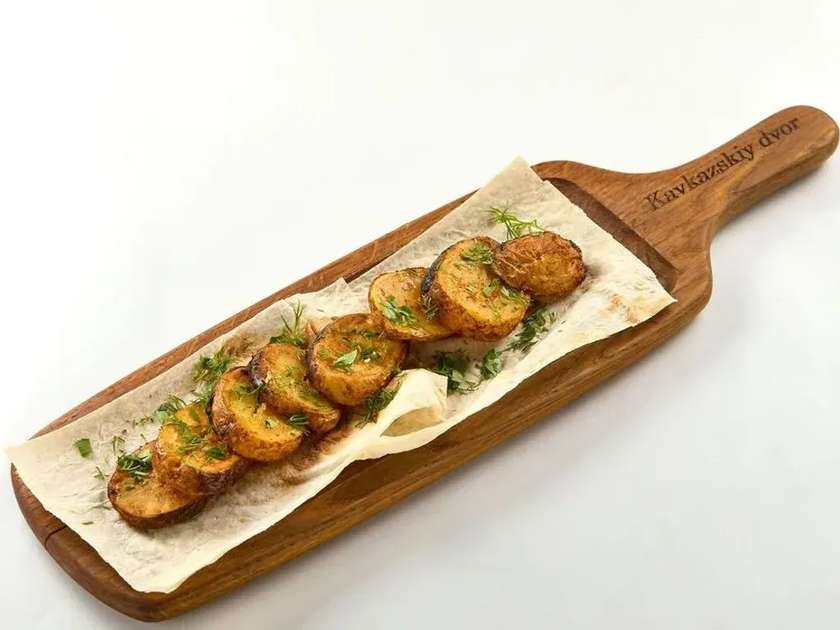 Potatoes on coals