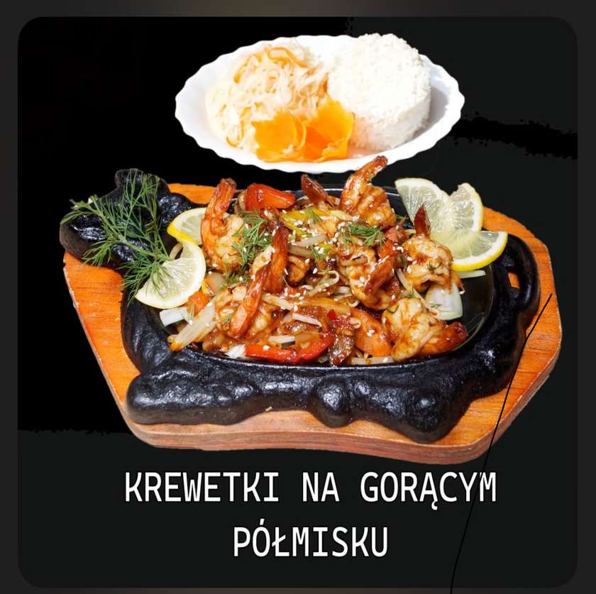 Tiger Shrimps on Hot Plate