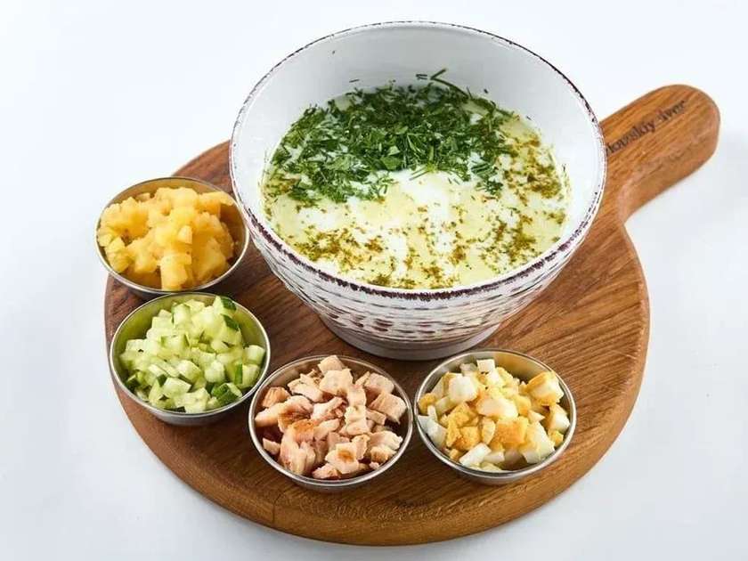 Okroshka on Matsoni