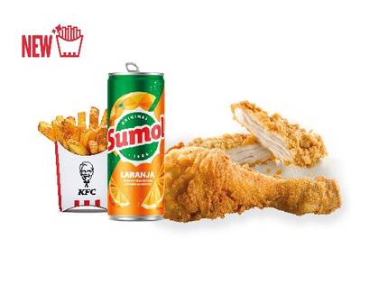 Menu 1 Pedaço + 2 Tenders