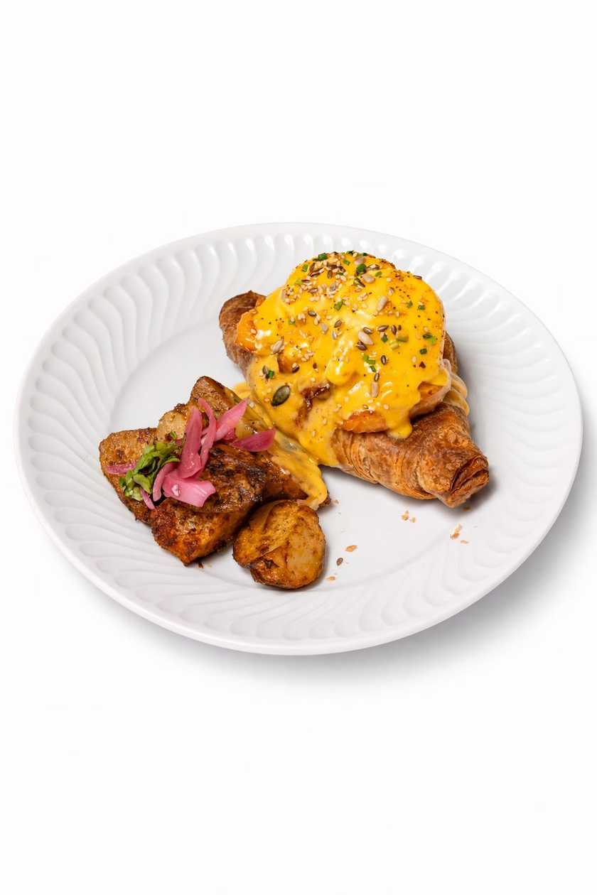 King Benedict with Fresh Salmon