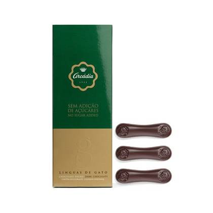 Línguas de Gato - Chocolate Negro sem Açúcar