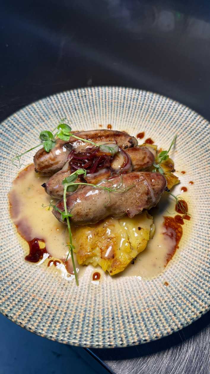 Grilled Lamb Sausage