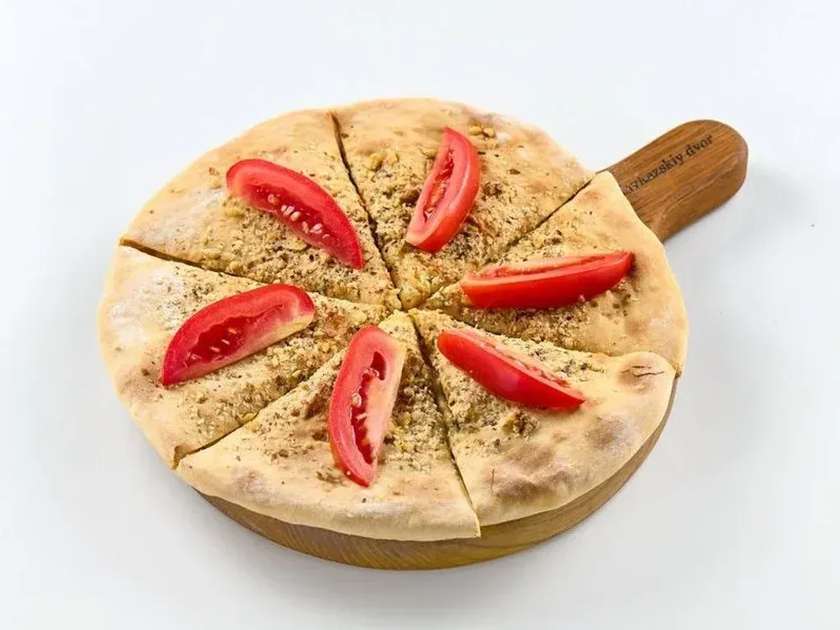Khychiny with Cheese and Herbs