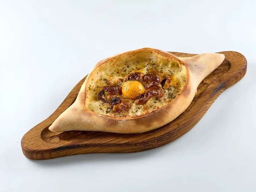 Adjarian Khachapuri with Sun-Dried Tomatoes
