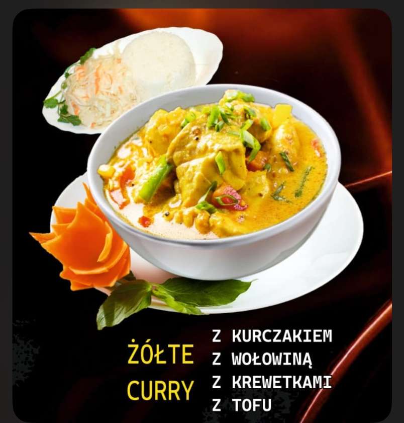 Chicken in Thai Yellow Curry