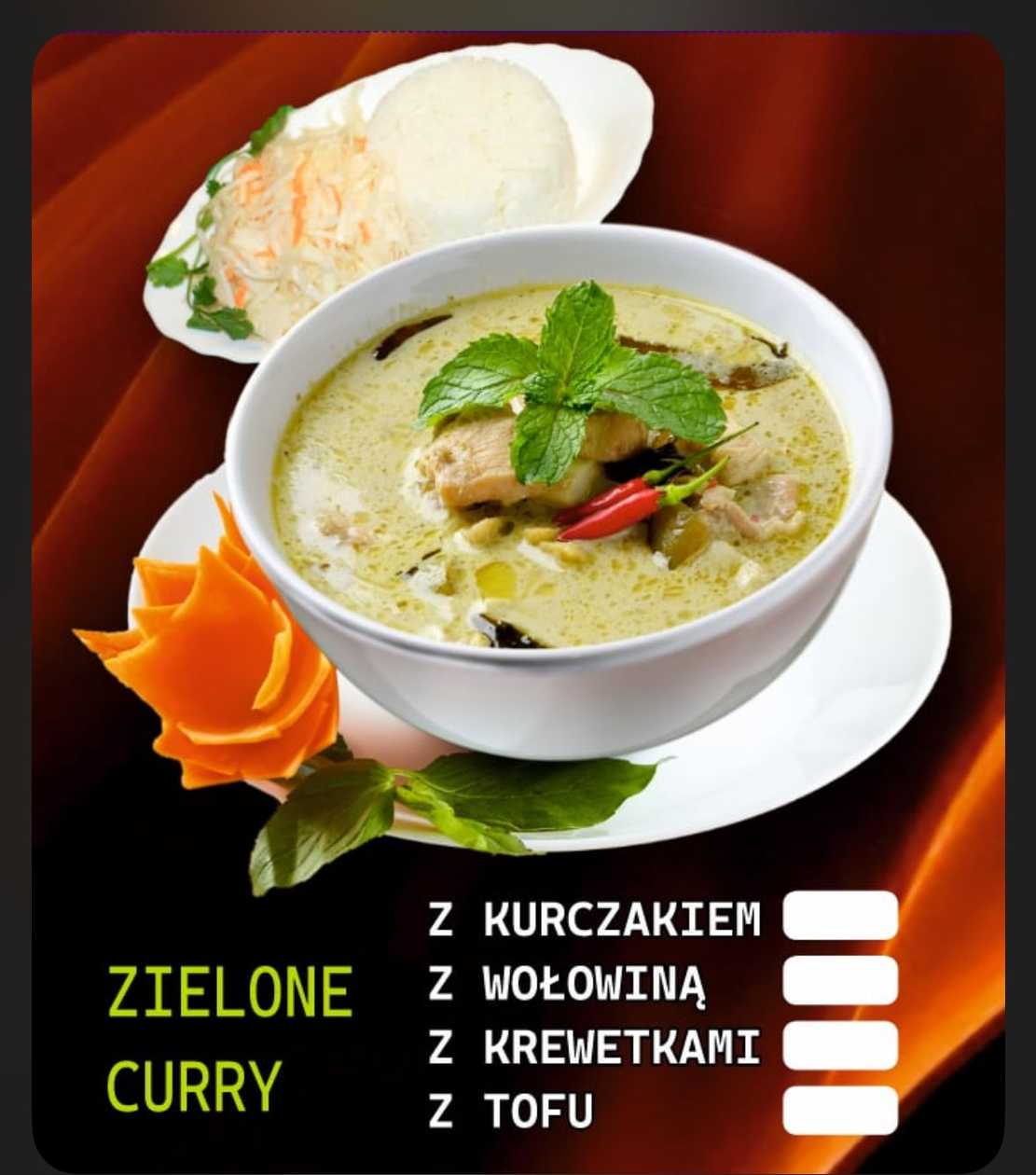 Chicken in Thai Green Curry