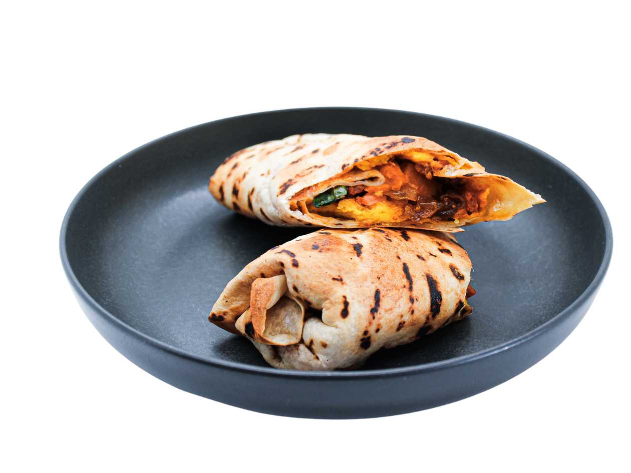 Chorizo Omelette & Sweet Potato Wrap