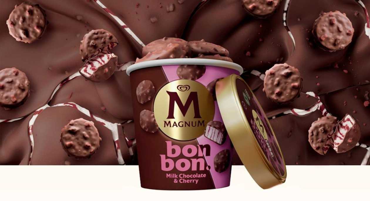 Gelado - Magnum Bonbon Chocolate e Cereja