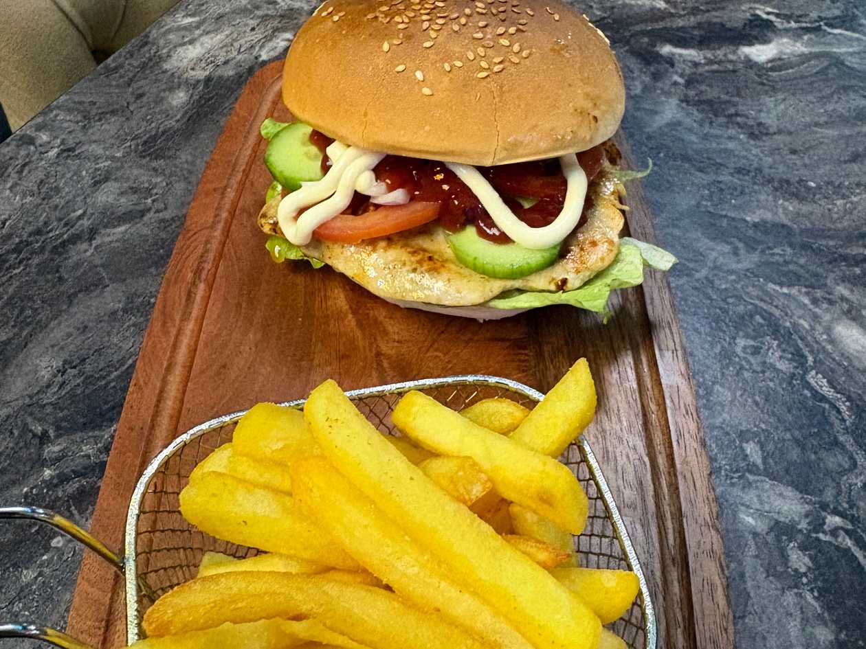 Kurací burger
