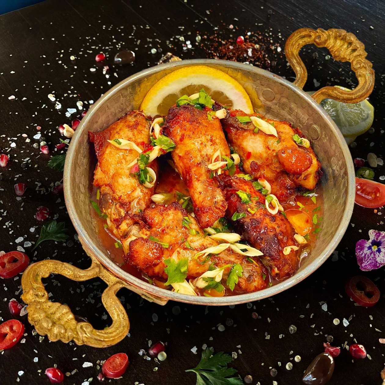 Aripioare de pui cu lămâiță și coriandru picante