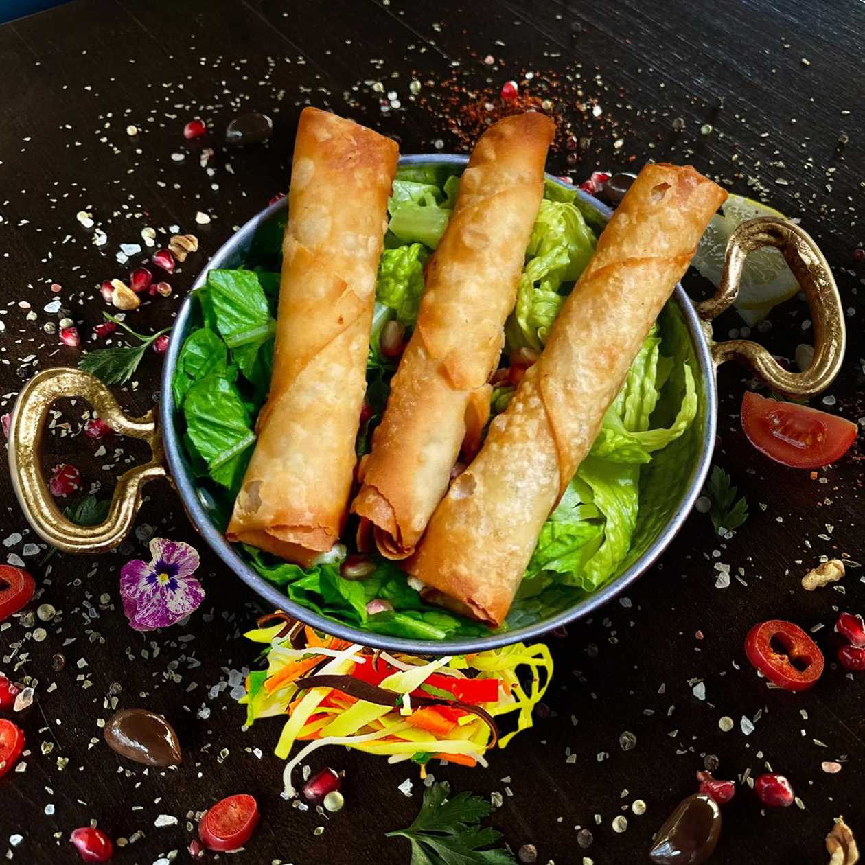 Rulouri de legume de primăvară