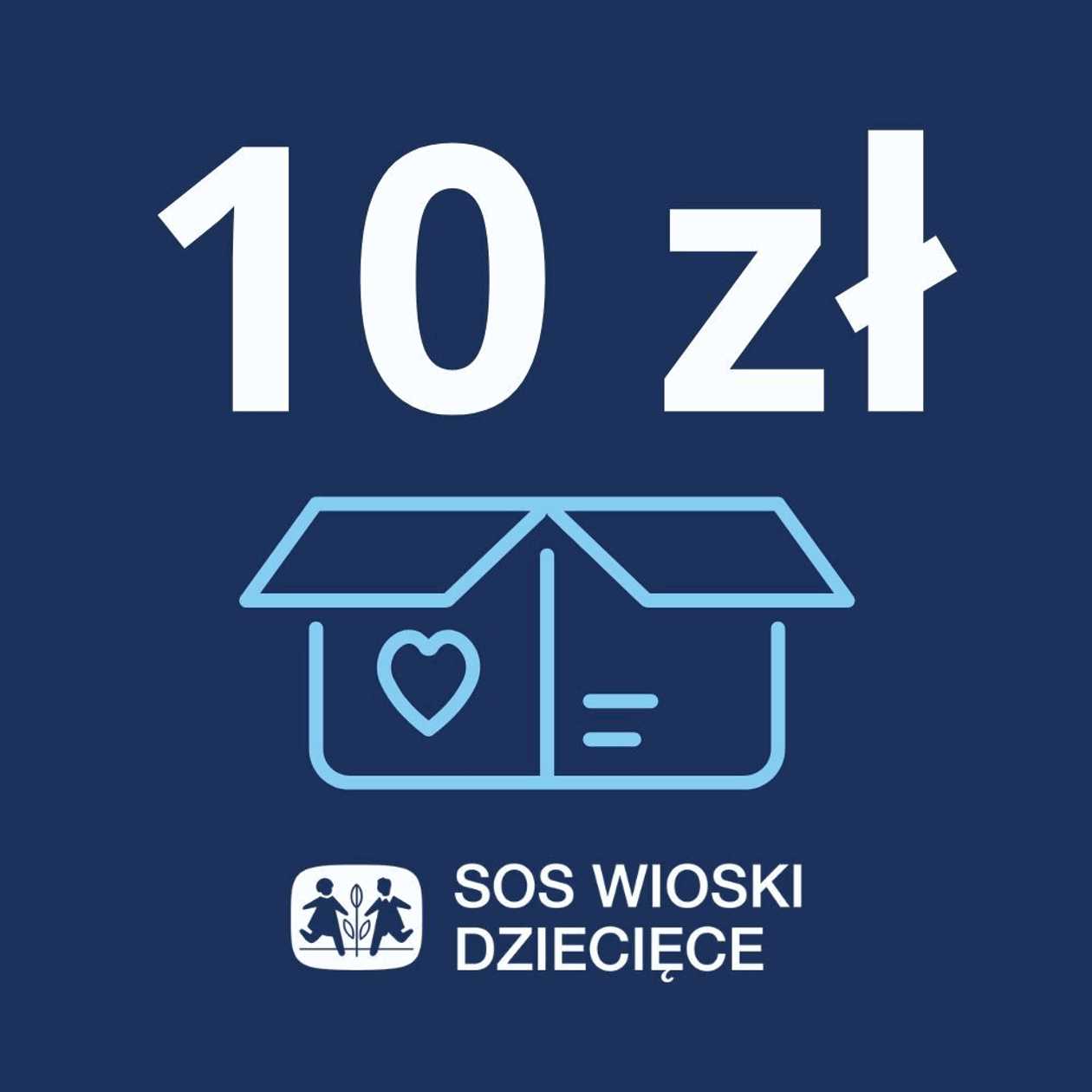 Deposit SOS Children's Villages in Poland 10 PLN