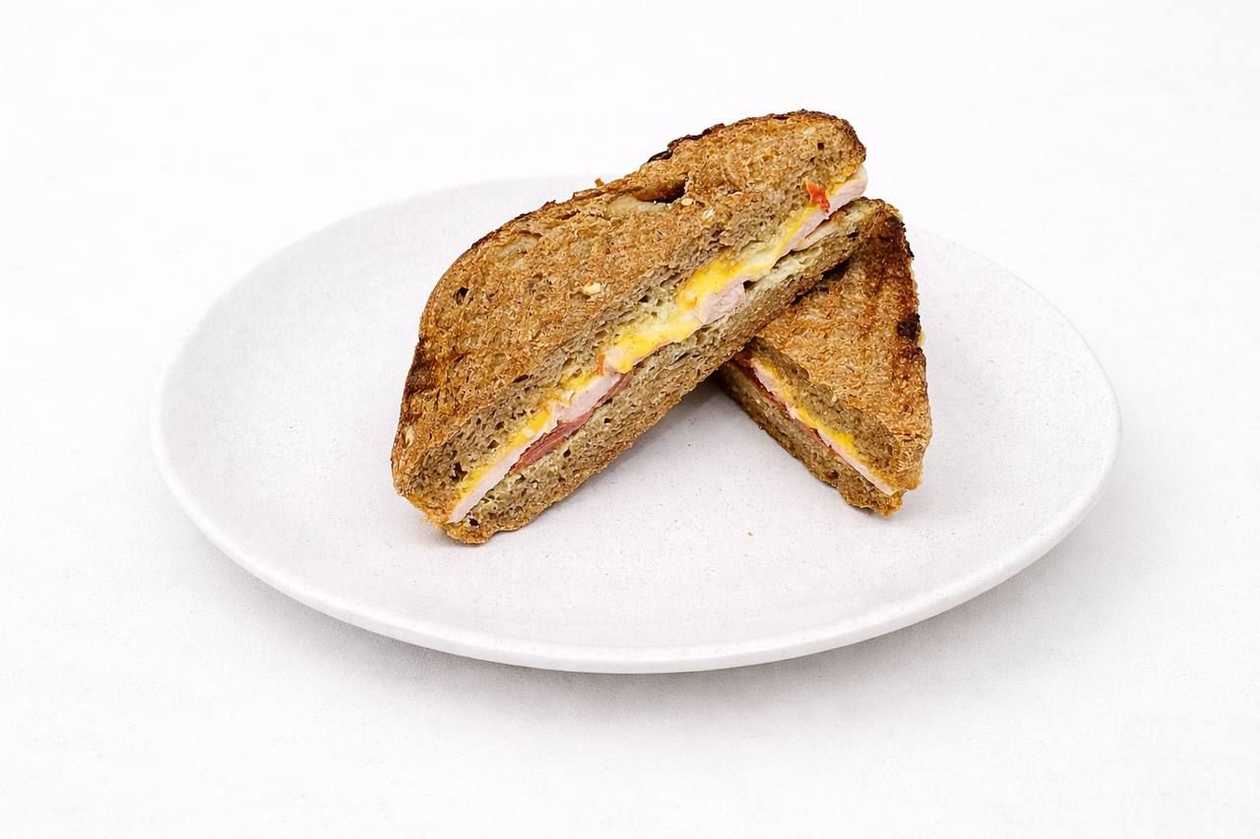 Sandwich with Ham and Sun-Dried Tomatoes
