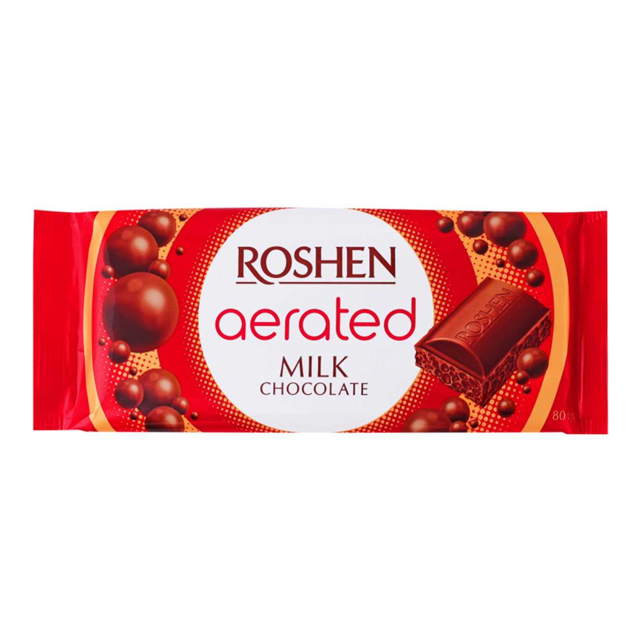 Chocolate bar porous "Malochni" 80g-Roshen