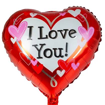 Foil Balloon - Heart I LOVE YOU!