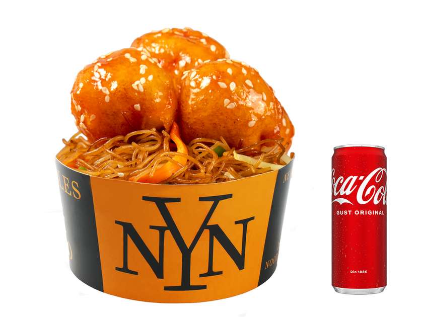 Combo cu pui caramelizat