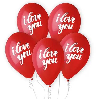 I LOVE YOU Balloon Set (5 pcs)
