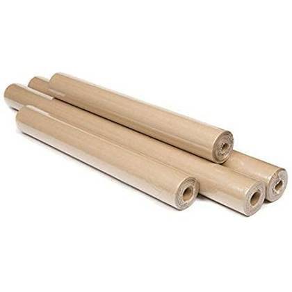 Wrapping Papers Rolls Ribbed Brown