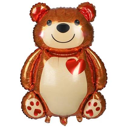 Bear Foil Balloon, 50 x 65cm