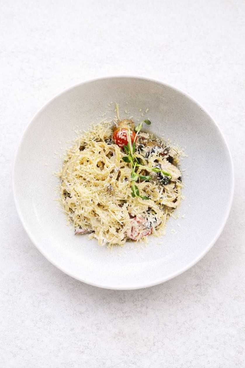 Pasta with Chicken and Mushrooms