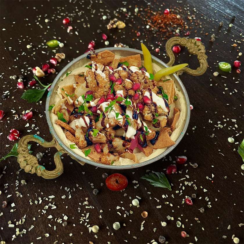 Cauliflower shawarma