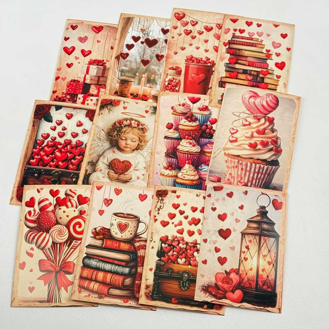 Romantic postcard (random selection) 12cm x 17cm