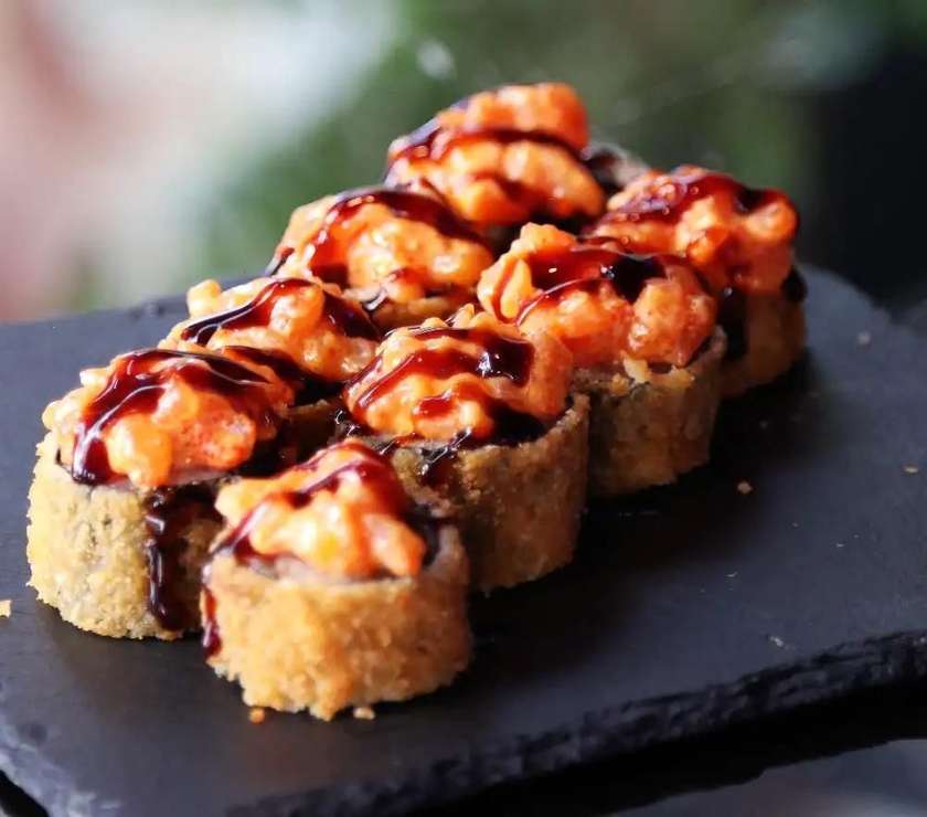 Tempura tatar z łososiem Delivery