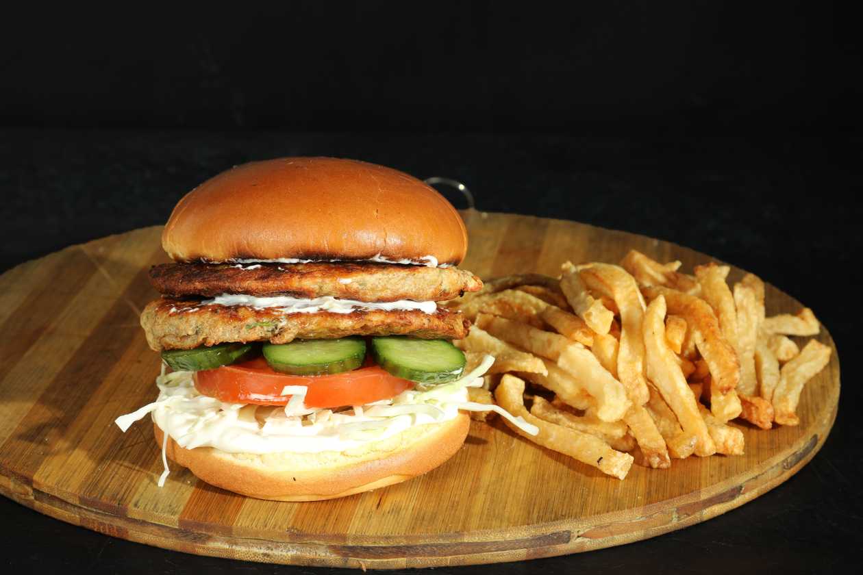 Διπλό Chicken Burger