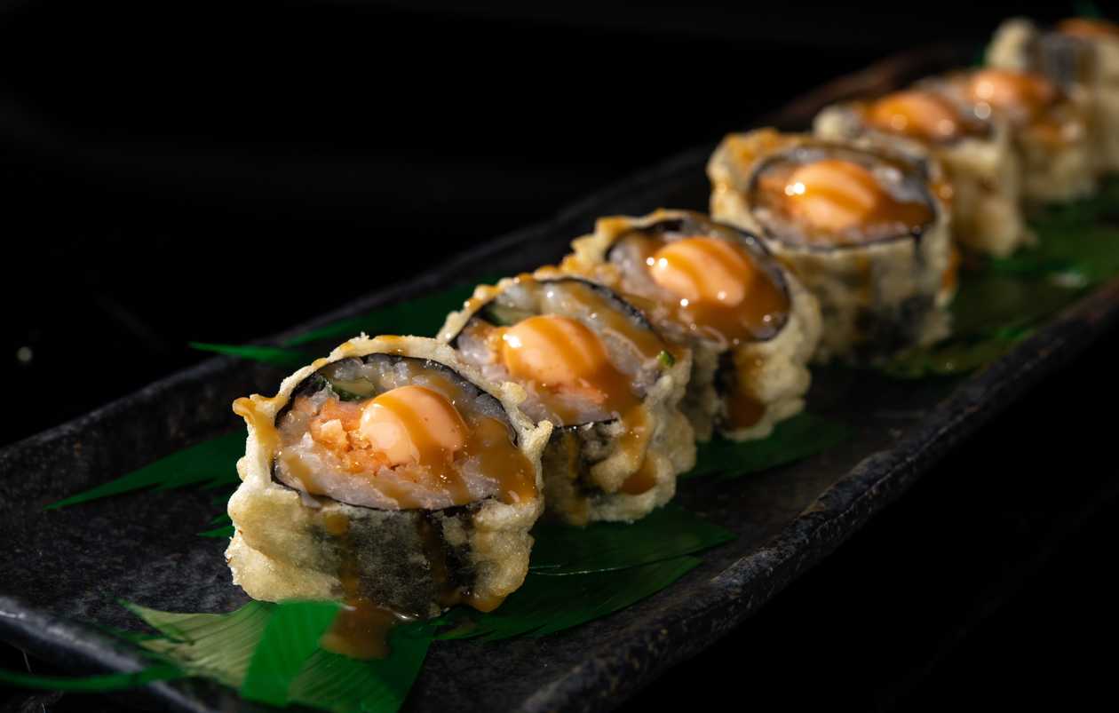 Ζεστός Σολομός Tempura