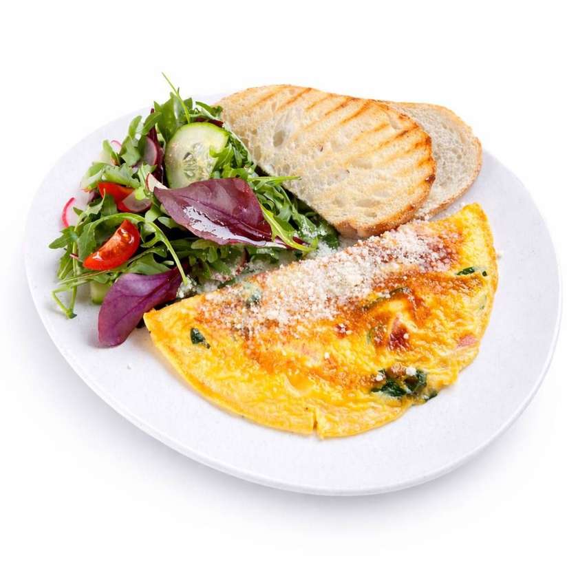 Omelet with vegetables