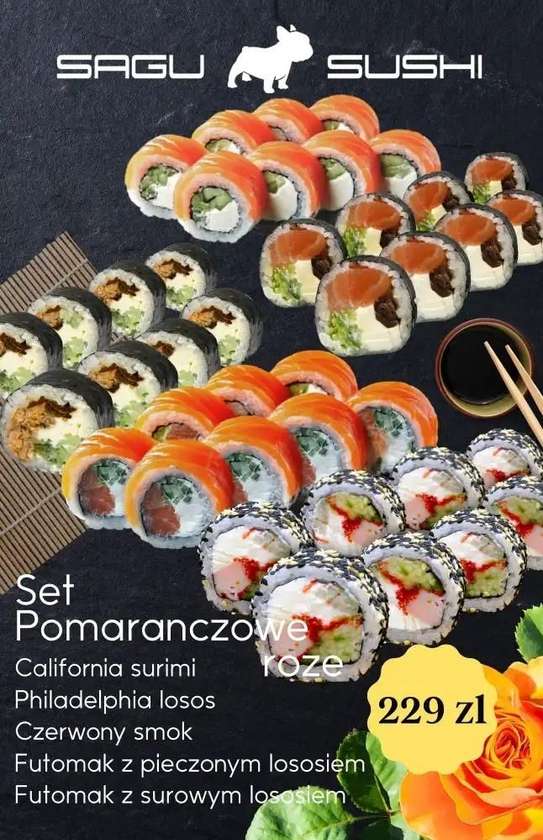 Set Pomarańczowe róże delivery