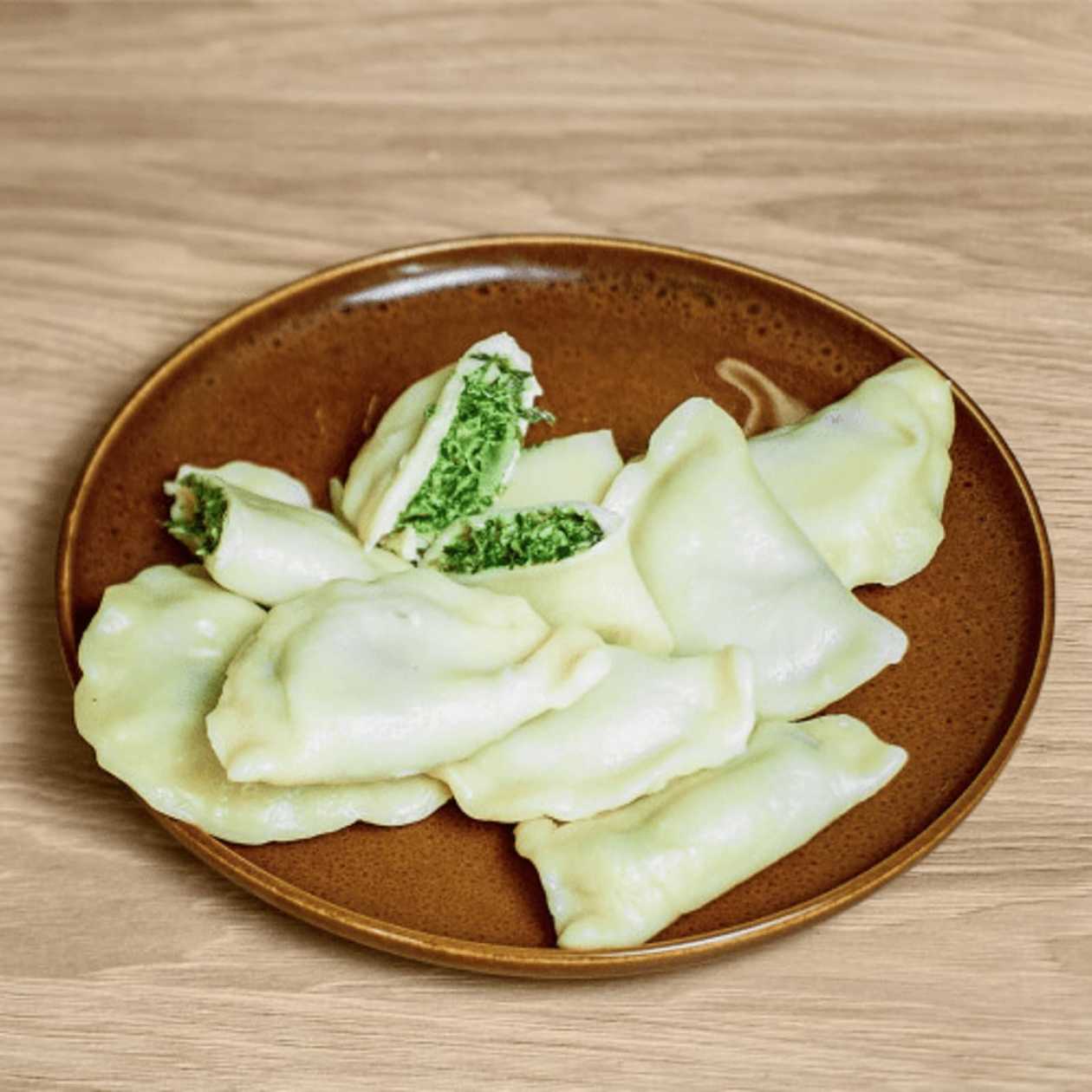 Pierogi ze Szpinakiem i Serem Białym (10 szt.)