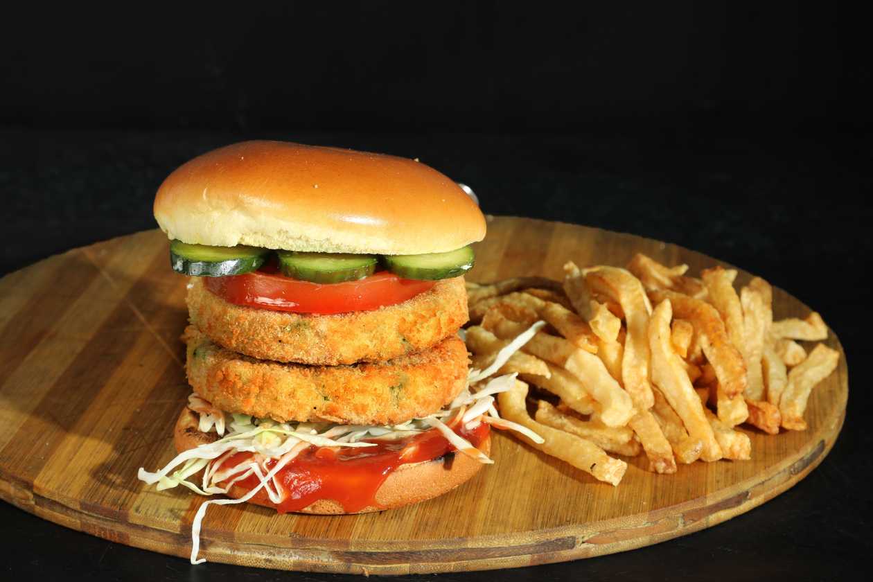 Διπλό Veggie Burger