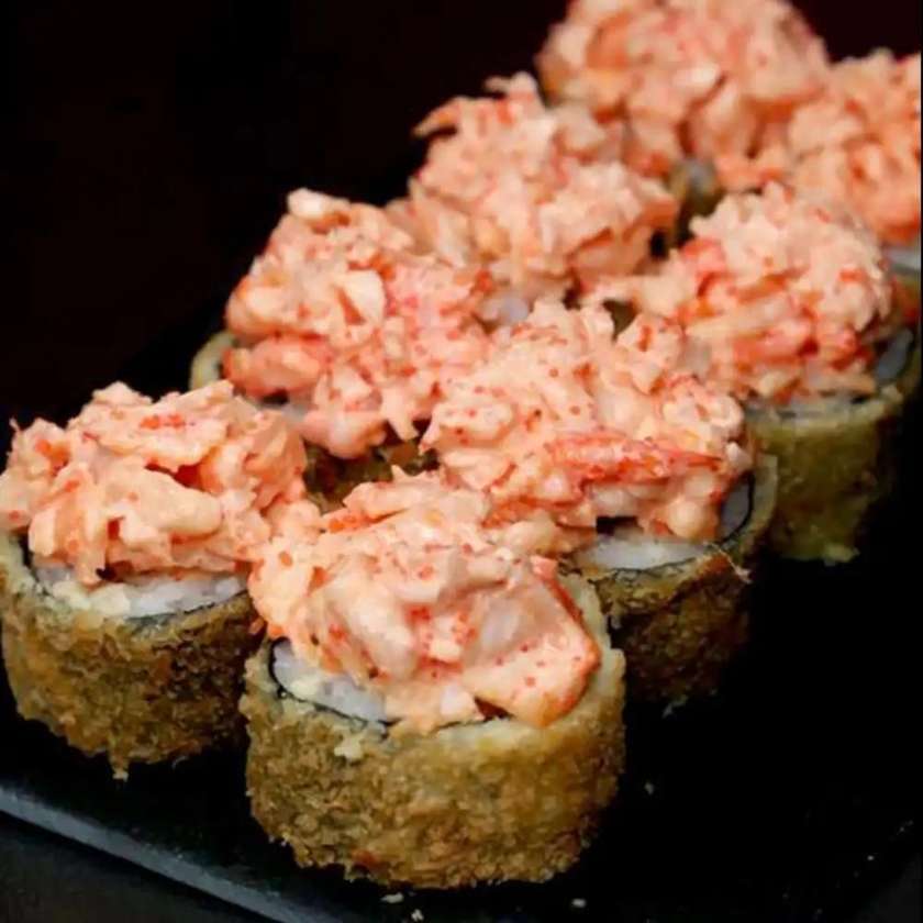 Tempura tatar z krewetką. Delivery