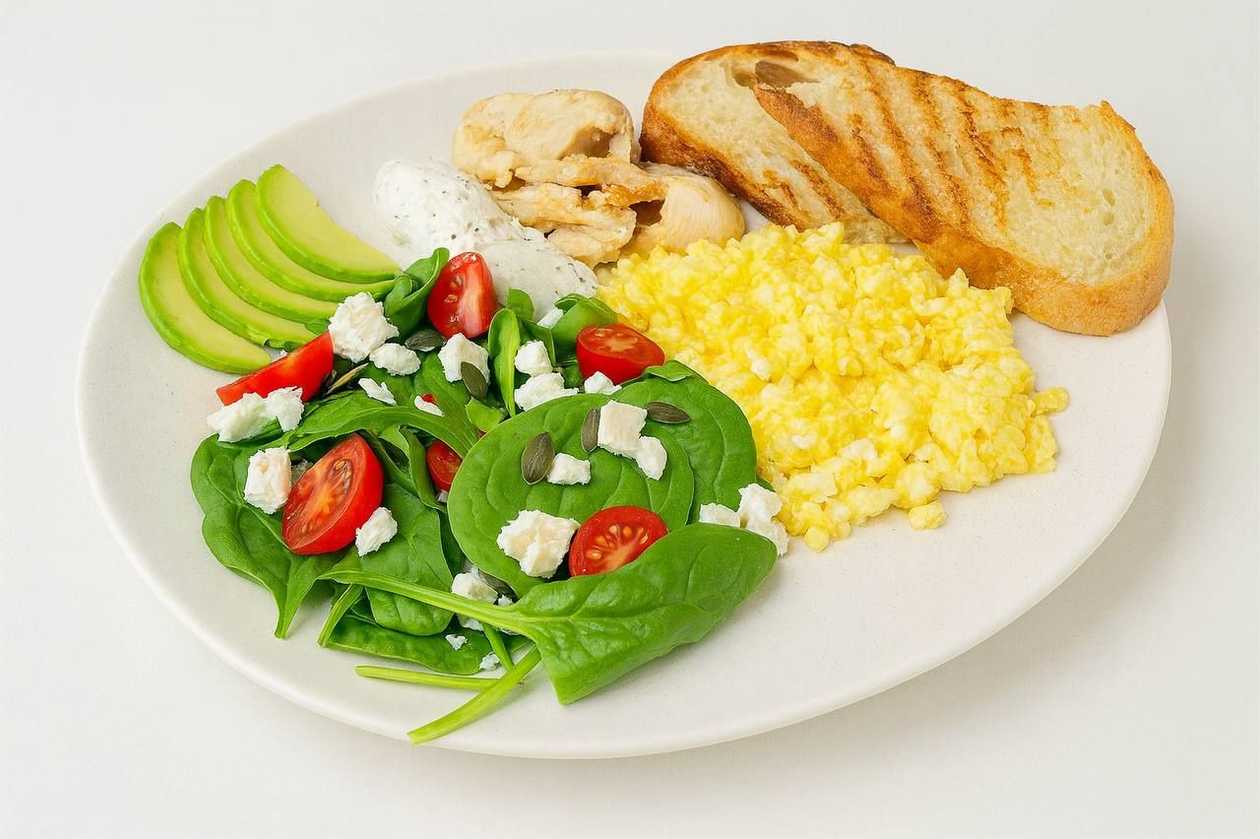 Scrambled Eggs with Chicken