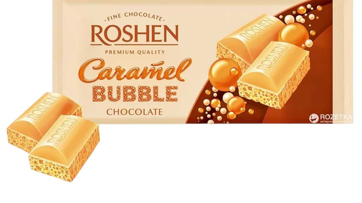 Poristi "Belli" with caramel 80g Roshen
