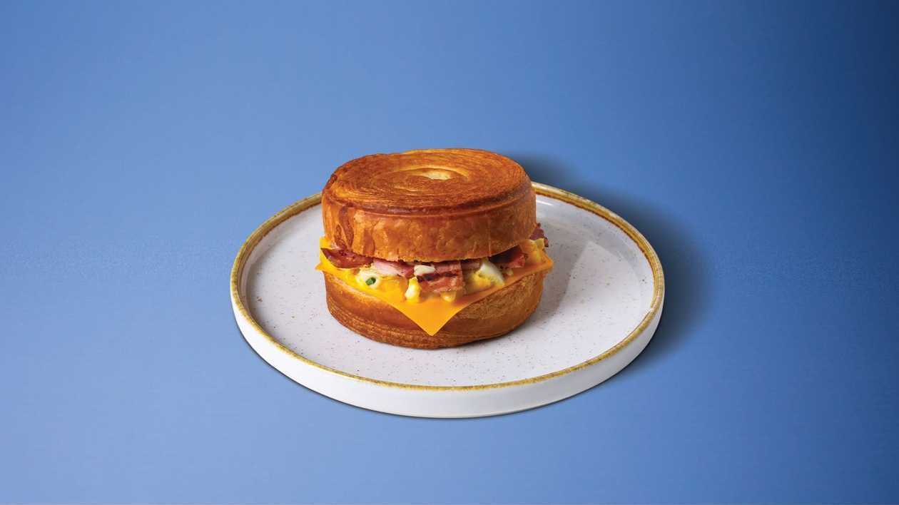 Egg Bacon Croissant Roll