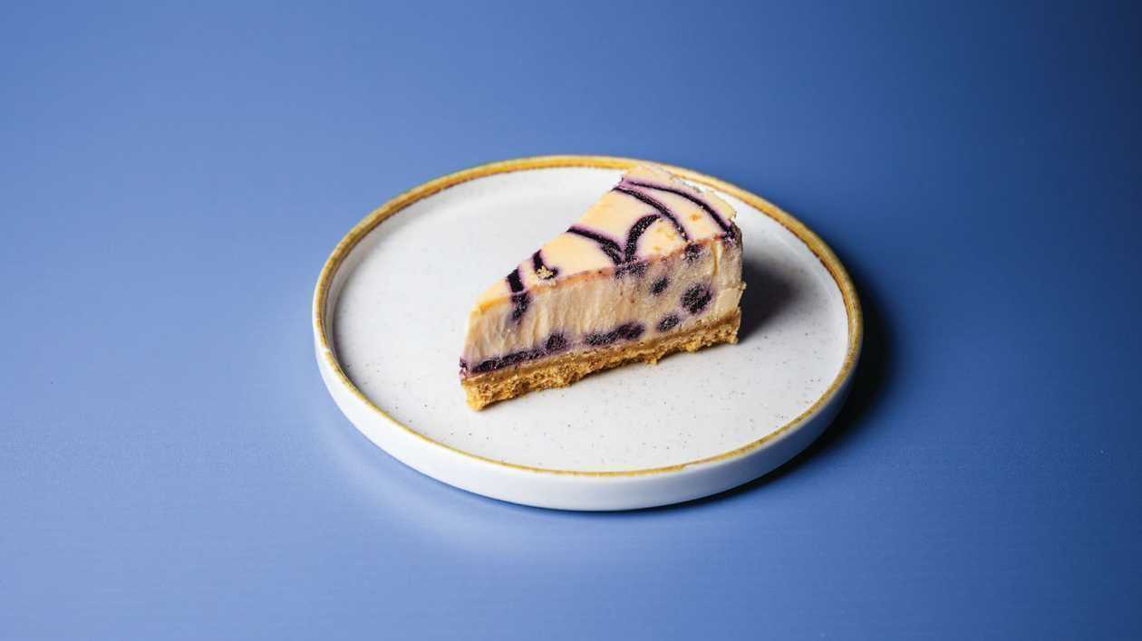 Vanilla Blueberry Cheesecake
